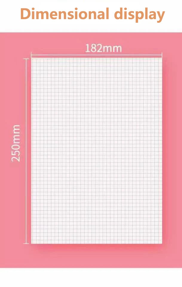 Graph Dot Grid Squared Drafting Paper Notepad 40 Sheets Computation Pads Engineering Math Student School Office Writing Drawing