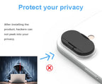 Protective Back WebCam Cover Sticker Anti-Scratch Camera Lens Cap Plastic Phone Lens Privacy Protector for iPhone 16/16Plus