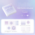 112Sheets Multifunctional Sticky Notes Portable Student Note Marker Writing Sticky Notes Self-Adhesive Easy To Apply Notepad