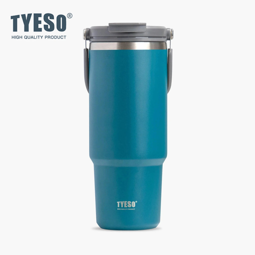 Tyeso 1200ML Vacuum Flasks Stainless Steel Coffee Cup Cold Hot Double-layer Insulated Tumbler Thermo Water Bottle Car Travel Mug