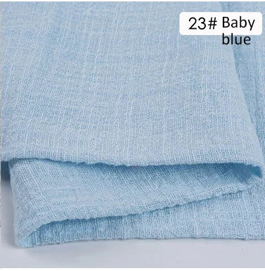 10 Pieces 32x32cm Cream Rough Edge Gauze Napkins 100% Soft Cotton Fabric Serviette Kitchen Tea Towels For Easter Party Supplies
