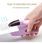 Stapleless Stapler Mini Portable Stapler Safe Paper Stapling Without Staples Bookbinding School Office Supplies Stationery