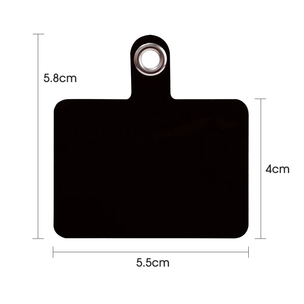 10/5/1Pcs Universal Tpu Mobile Phone Anti-lost Lanyard Card Gasket Nylon Detachable Phone Hanging PLR Strap Patch Tether Pad