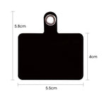 10/5/1Pcs Universal Tpu Mobile Phone Anti-lost Lanyard Card Gasket Nylon Detachable Phone Hanging PLR Strap Patch Tether Pad