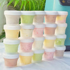 10/1PCS Pudding Cups Dessert Cup with Lids Transparent Reusable Ice Cream Bowls Sealed Cake Storage Box Snacks Yogurt Container