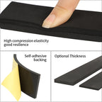Eva Single-Sided Black Foam Tape Air Conditioning Sealing Construction Joints Cushion Packaging Protection Car Doors And Windows