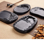 Chengni Inkstone Natural Original Stone Multi Functional Four Famous Students Table Grinding Ink Calligraphy Supplies Plate