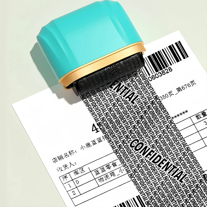 Rolling-type Stamps Identity Protection Confidential Data Garbled Characters Privacy Seal Anti-leakage Information Coverage