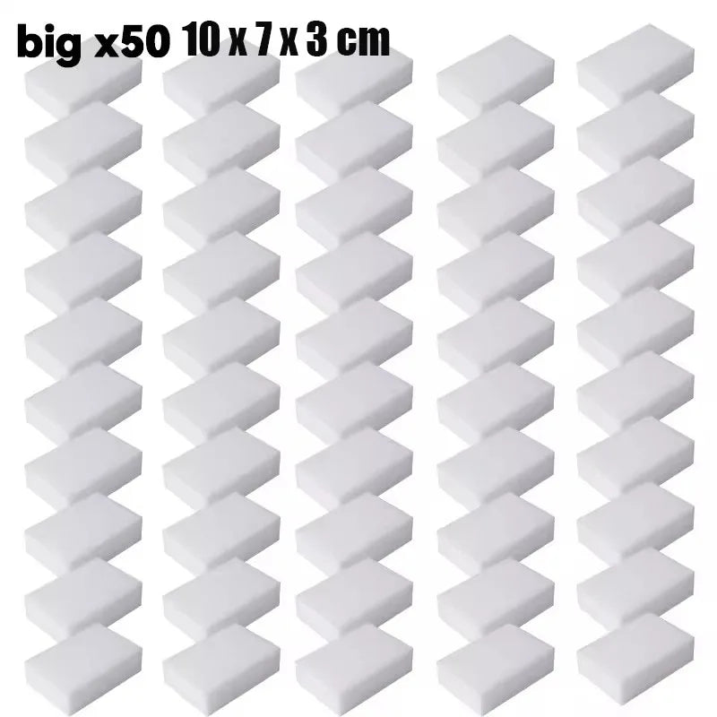 5/50PCS Melamine Sponge Magic Sponge Eraser Car Waxing Sponges Cleaner Sponges for Kitchen Bathroom Cleaning Tools