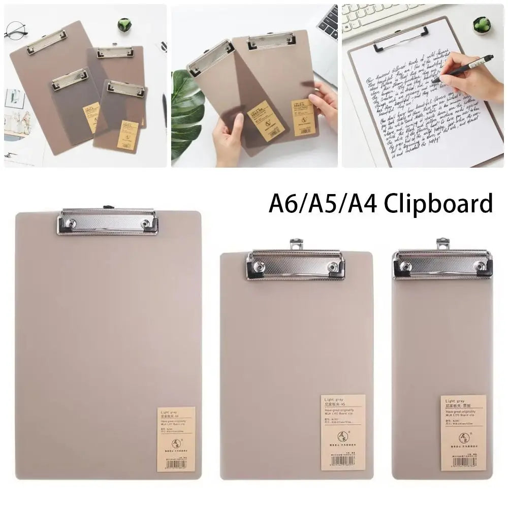 2Pcs Document Folder A6/A5/A4 Clipboard Ticket Bill Holder Hanging Cardboard File Folder Board Notepad Board Writing Pad