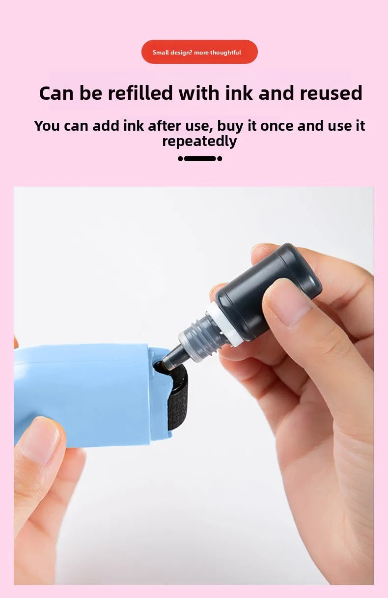 Identity Theft Protection Stamp Confidential Data Privacy Roller Stamp Refillable Ink for Office Home Mail Document Security