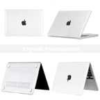 For Macbook Air 13.6 Case M5 2026 Neo A18 For MacBook Air 13 Cover M4 M2 Pro 13 Funda 2025 M5 Pro 14 16 Case M3 15.3 Laptop Case