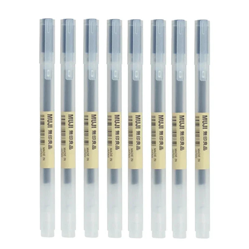 6/8Pcs/Set MUJIs Gel Pen Black/Red/Blue 0.38/0.5mm Ink Japan Color Pen Office School Ballpoint Pen Japanese Kawaii Stationery