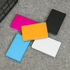 50 Pcs/Set Portable Laser Engraving Aluminum Metal Carte Business Card Blank Name Cards