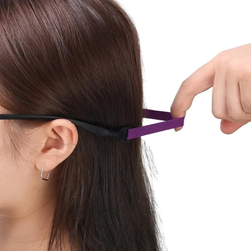 1/5pcs Change Size Sport Eyewear Strap Non Slip Anti Drop Fixer Glasses Cord Elastic Silicone Rope for Kid Adults Glasses Strap