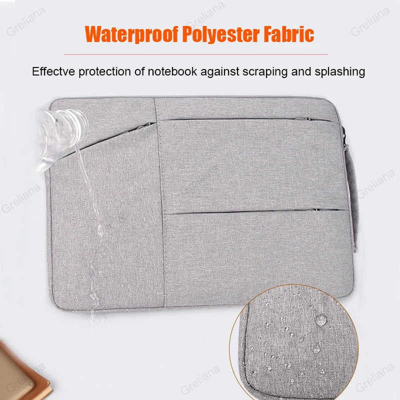 Laptop Bag 13.3 15.6 Waterproof Notebook Case Sleeve For Macbook Neo Air Pro 13 16 14 15 M5Lenovo Computer Handbag Briefcase Bag