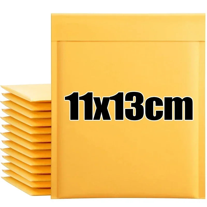 Kraft Paper Bubble Envelopes Bags Waterproof Storage Mailers Padded Shipping Envelope With Bubble Mailing Bag Gifts Packaging