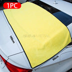 SEAMETAL 160X60CM Microfiber Car Wash Towel Thicken Towels Car Double-Sided Soft Cloth Auto Detailing Care Washing Drying Rags