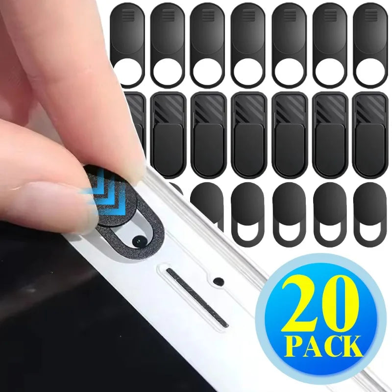 20-1PCS Webcam Cover Mobile Computer Lenes Camera Cover for iPhone Samsung Anti-Peeping Protector Shutter Slider Privacy Sticker