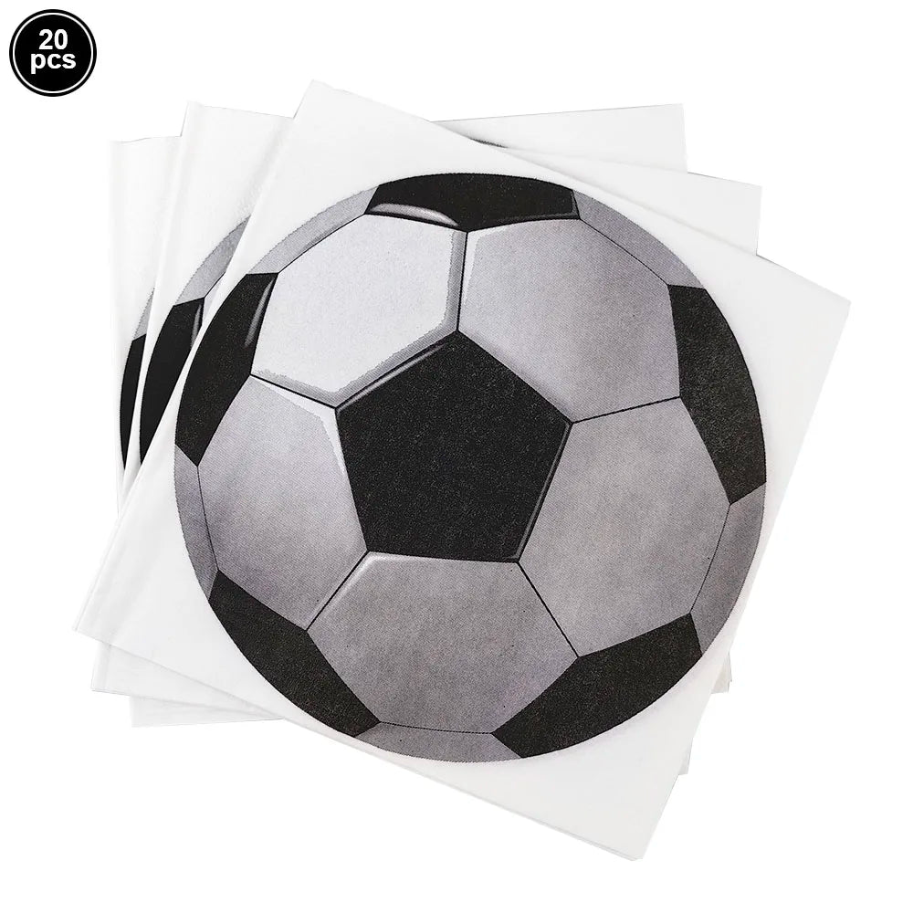 1pc Soccer Plastic Tablecloth Birthday Soccer Day for Soccer Birthday Decoration Disposable Party Soccer Table Cover Tableware