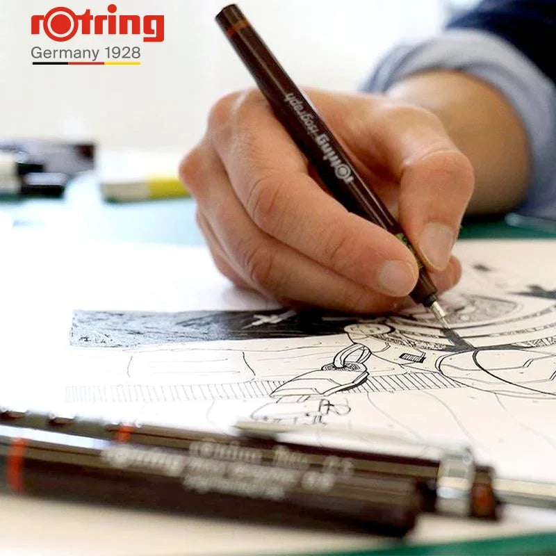 1pc rOtring Isograph Needle Pen 0.1-0.8mm Repeated replacement nib Addable Ink hook line pen Hand-painted/ Drawing Pen