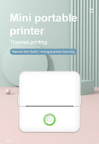 X6 Mini HD Portable Label Thermal Printer Endurance Bluetooth Printer for Student Error Title Note Wrong Pocket Inkless Printing