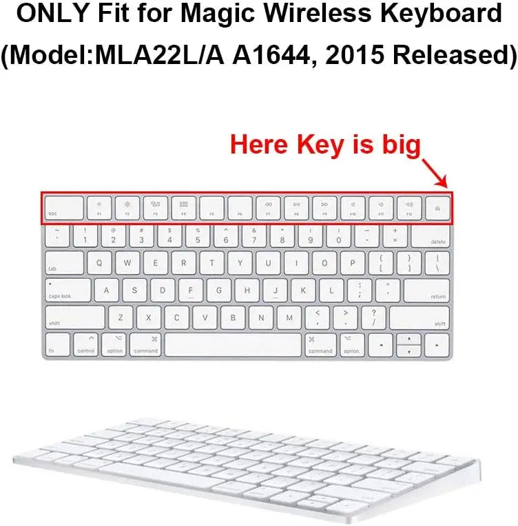 Ableton Live Avid Pro Tools Final Cut Pro X PS Hotkey Functional Keyboard Cover US Layout for Magic Keyboard A1644 MLA22B/A