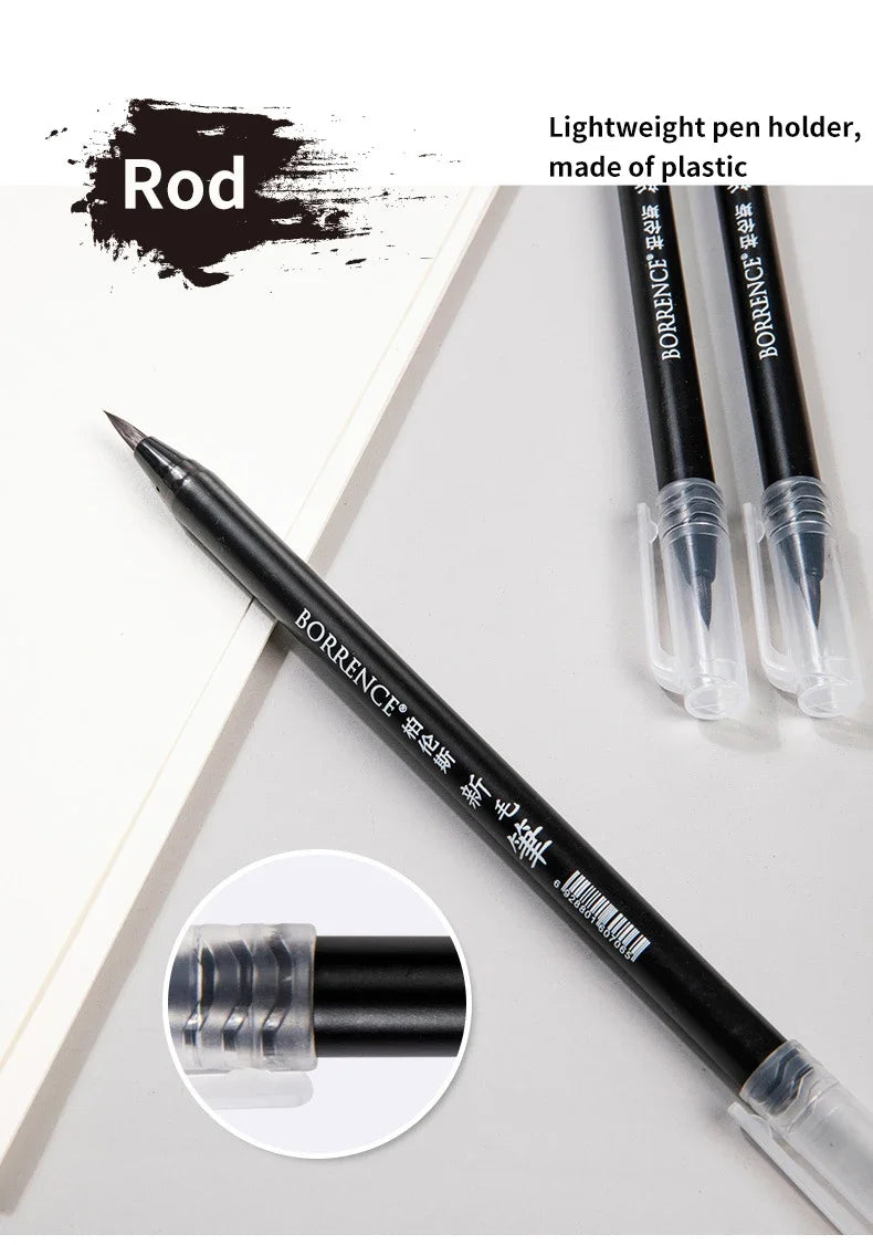 Calligraphy Chinese Painting Brush Soft Headed Brush Small Regular Script Brush for Beginner Art Student Painting Writing Pen