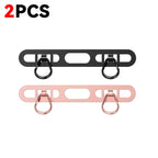 1/2/3Pcs Metal Phone Lanyard Side Hanging Patch For iPhone Stainless Steel Clip Double Buckle Phone Straps Gasket Connect Piece
