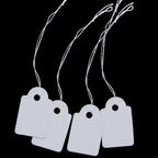 195C 500 Pcs Small Blank Writable Paper Price Marking Tag Label Gift Clothing Display