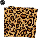 Jungle Safari Wild Animal Party Supplies Disposable Jungle Zoo Animal Print Paper Plates Napkins for Birthday Party Baby Shower