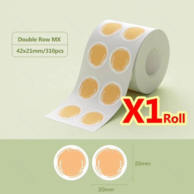 NiiMBOT B21 B1 Round Sticker Labels Sticker Self-adhesive Waterproof Thermal Label Paper For Niimbot Mini Portable Label Maker