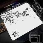 Japan Cherry Blossom 22X18 40X45 Game Small Mousepad Computer Sakura Desk Mat Table Keyboard Pad Laptop Cushion Non-slip Deskpad