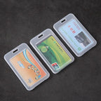 1-10Pcs Waterproof Transparent Card Cover Rigid Plastic Bus Card Holder Case Business Credit Cards Bank ID Card Sleeve Protect