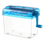 Low Noise Paper Shredder Paper Shredder Portable Capacity Visible Mini Handheld Cutter Anti-slip A4 Paper Cutting Tool for Home