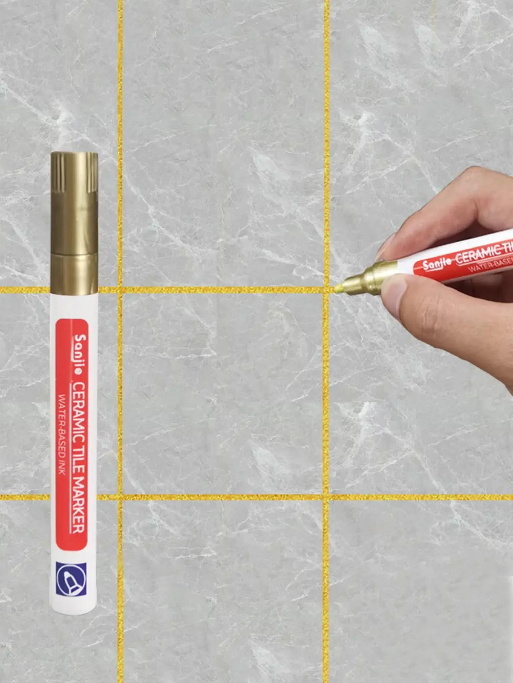 1/5/10PC  Waterproof Marker Pen Wall Seam Repair Tiles Grout Markers Pens Floor Bathroom Decontamination Paint Brush Tools