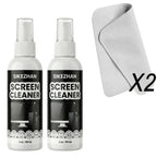 Screen Cleaner Kit Spray with Microfiber Polishing Cloth Streak Free Cleaning Solution for MacBook iPad Laptop TV Display
