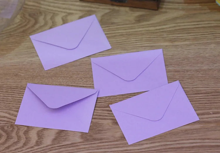 20pcs/pack 115mm * 82mm colored small envelopes, card mailing, business, wedding