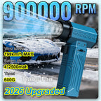 New 900000RPM Powerful Air Blower 10000MAH 600g Thrust 198km/h Wind Brushless Mini Turbo Fan Duster Leaf Removal Dryer Computer