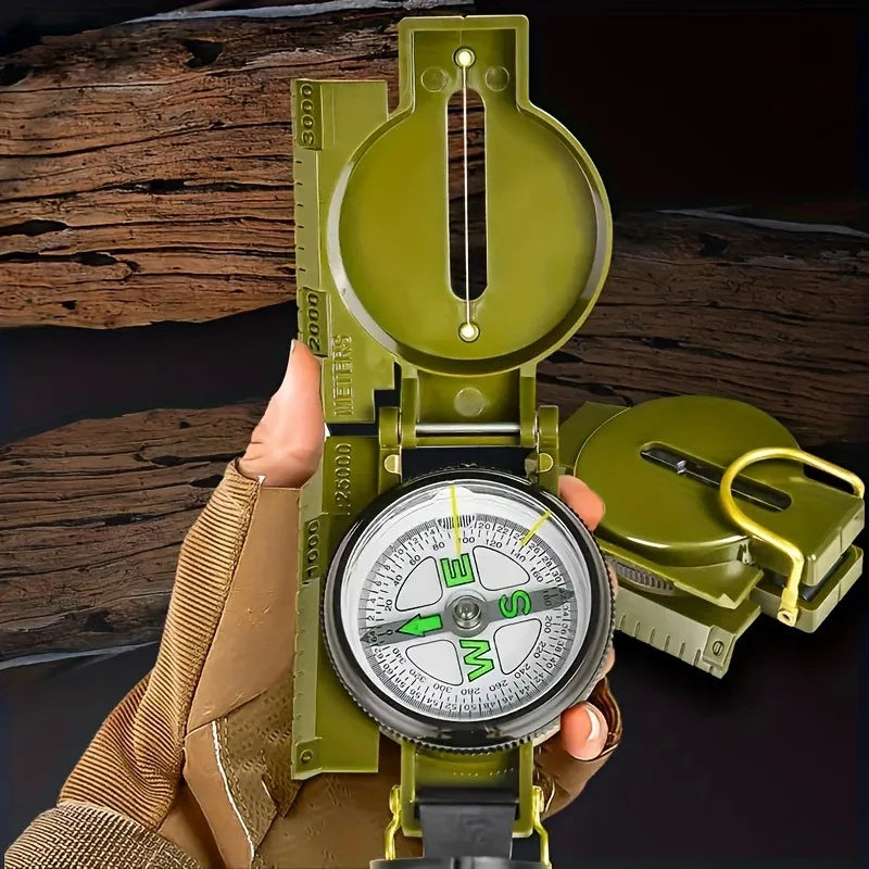 Outdoor Waterproof Compass Portable High Precision Compass Outdoor Gadget Sports Hiking Camping Navigation Survival Tool