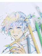 Languo 27-207 Colors Of One Set Drawing Handbook Pens Student DIY Graffiti Multi-Color Gel Pen Writing Marker Stationery
