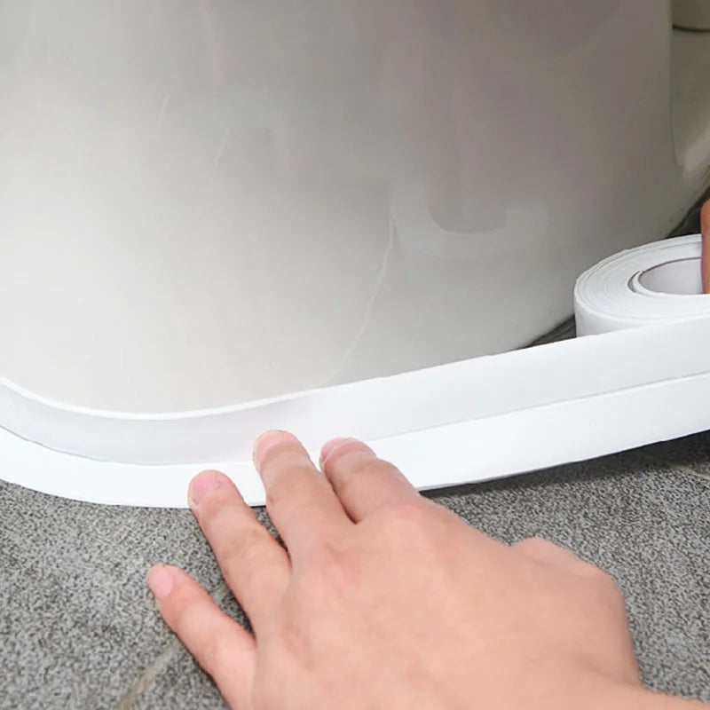 Waterproof Sealing Tape PVC Self Adhesive Bathroom Bath Wall Glue Sticker Kitchen Sink Caulk Mold Proof Seal Covering Tape Strip