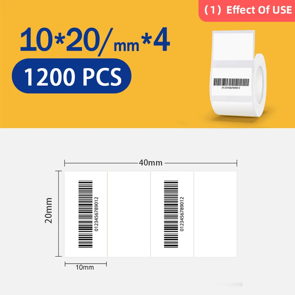 Niimbot Label For B1/B21/B3S Mini Printer Portable Thermal Label Stickers Self-Adhesive Waterproof Label Maker Sticker New