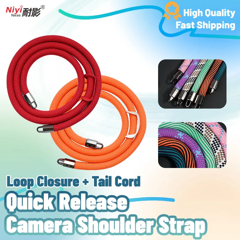 Camera Shoulder Strap Lanyard for Nikon Panasonic Canon Leica Sony Pentax Fujifilm Micro Single Camera Neck Strap Sony A7M4 Fuji