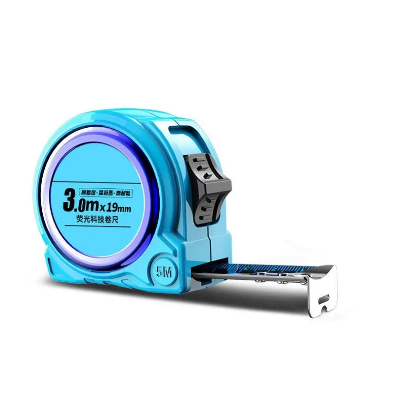 Portable High-precision Measuring Tape Thickened Wear-resistant Tape Measure Retractable Blue 3M 5M 7.5M 10M Work Measuring Tool