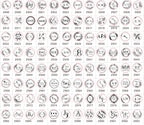 Customize Embossing Stamp Wedding Monogram Embosser Stamp,Personalized 2 initials Embosser Stamp,Wedding gift,hand held embosser