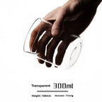 175ml 275ml Hand-Poured Coffee Sensory Smell Taste Cup Heat-Resistant Glass Sharing Jug Transparent European Style Texture De...