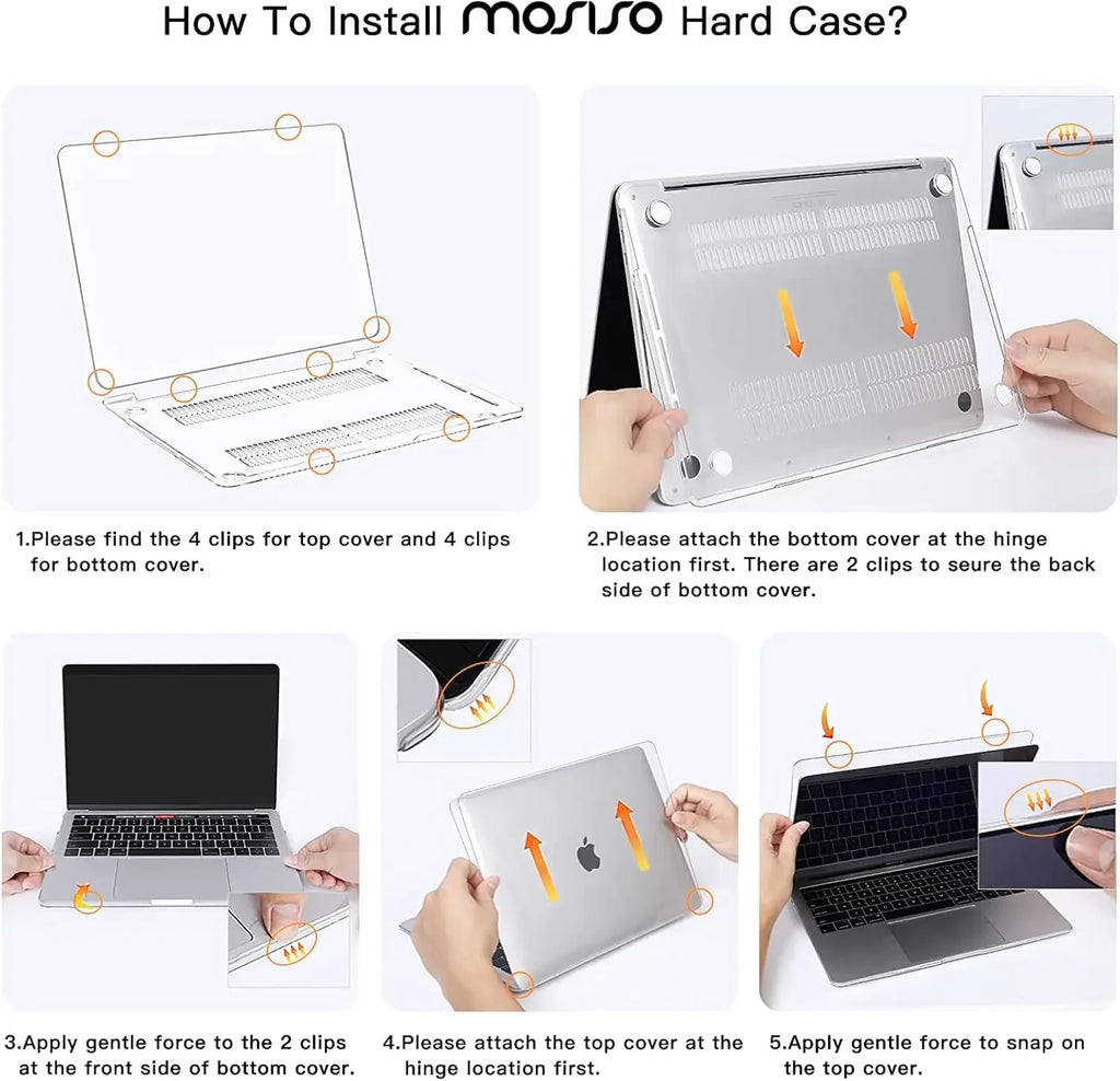 Case for 2026 MacBook Air Pro Neo 13 inch M5 A3449 M4 A3240 M3 A3113 M2 A2681 Pro 13 14 15 16 A3185 A3401 A2918 M1 Shell Cover