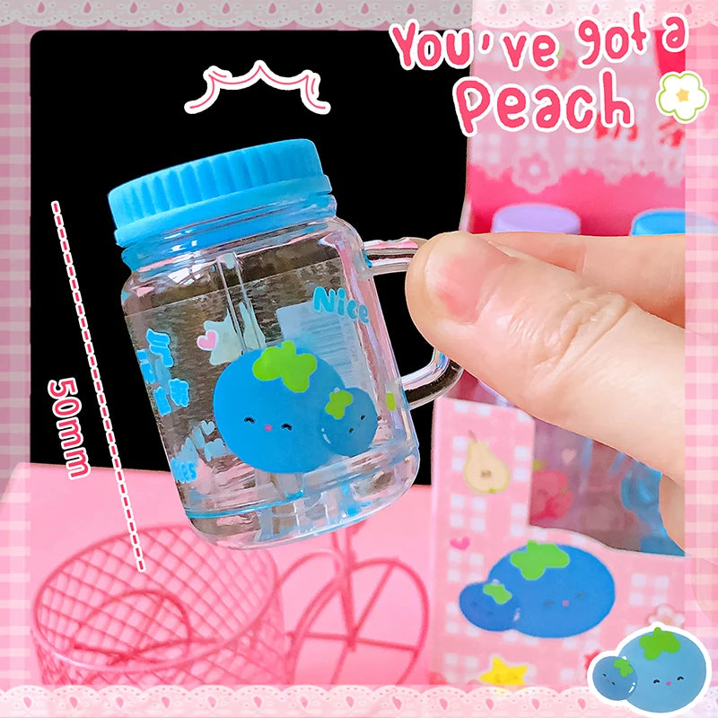 Office supplies school equipment kawaii stationery items School supplies cute fruit cup shape pencil sharpener for child
