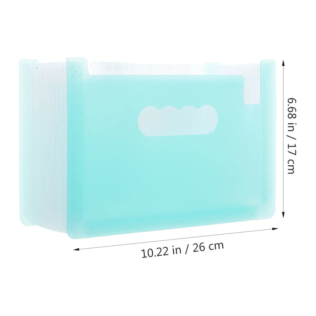 PP Material Accordion File Folder for Receipts Coupons Documents Organizing Portable Office School Home Use Multi-Function